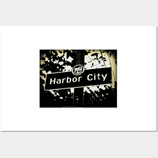 Harbor City, Los Angeles, California by Mistah Wilson Posters and Art